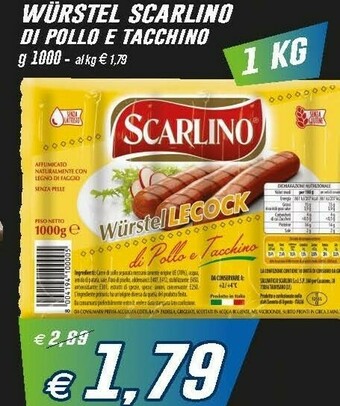 Prix Quality Scarlino Wurstel offerta