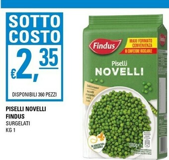 Basko Findus Piselli offerta