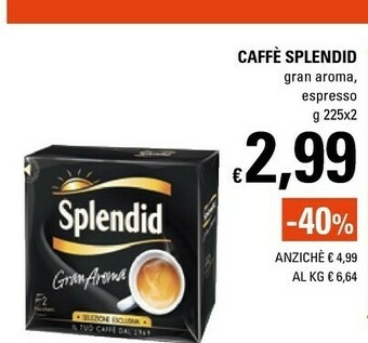 Basko Splendid Caffè offerta