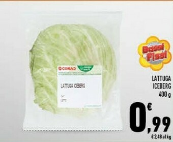 Conad Superstore Conad Lattuga Iceberg offerta