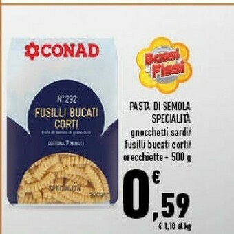 Conad Superstore Conad Pasta Di Semola Specialità offerta
