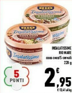 Conad Superstore Rio Mare Insalatissime 5 Cereali 220 G(ml) offerta