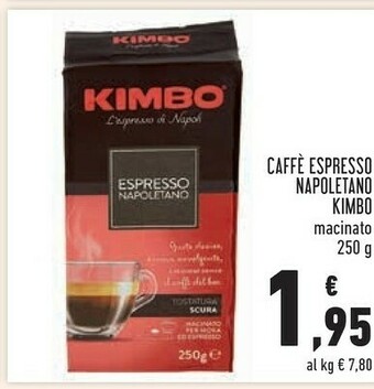 Conad Superstore Kimbo Caffè Espresso Napoletano offerta