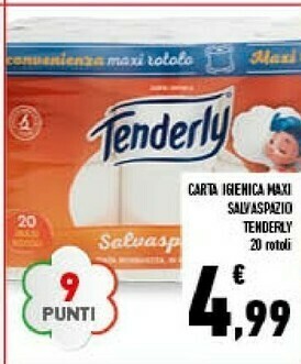 Conad Tenderly Carta Igenica Maxi Salvaspazio offerta