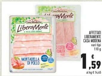Conad Superstore Casa Modena Mortadella Di Pollo LiberaMente 110 G(ml) offerta