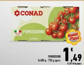 Conad Conad - Pomodorini 400 G(ml) offerta