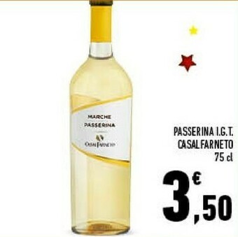 Conad Casal farneto Passerina IGT offerta