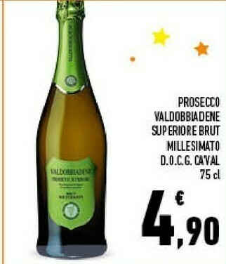 Ca' val Prosecco Valdobbiadene Superiore Brut Millesimato DOCG
