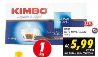 Gros Kimbo Caffè offerta