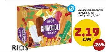 PENNY Rios Ghiaccioli offerta