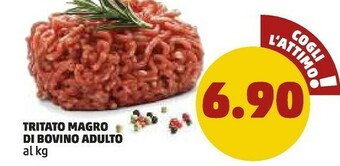 PENNY Tritato Magro Di Bovino Adulto offerta