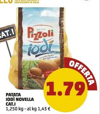 PENNY Pizzoli Iodi Novella 1250 G offerta