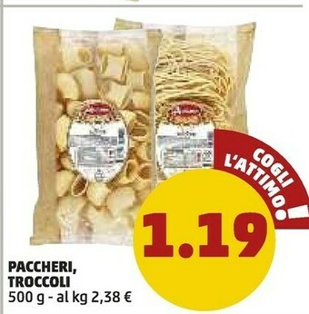PENNY Paccheri offerta