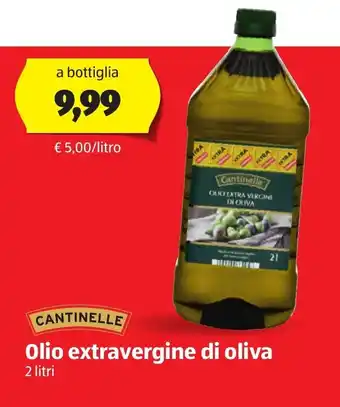 ALDI Cantinelle Olio extravergine di oliva 2 litri offerta
