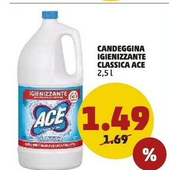 PENNY Ace Candeggina Igienizzante Classica offerta