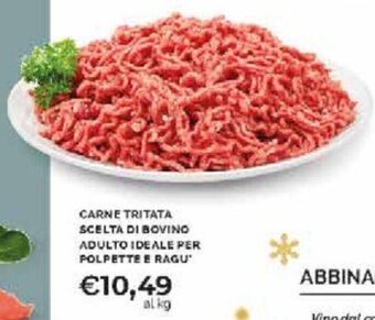 Mercatò Carne Tritata Scelta di Bovino Adulto Ideale Per Polpette e Ragu offerta