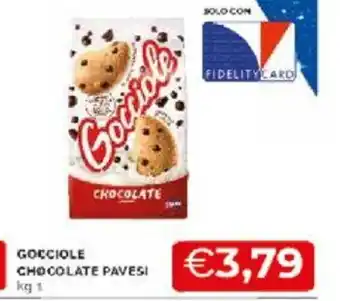 Mercatò Gocciole chocolate Pavesi 1kg offerta