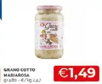 Mercatò Mariarosa Grano Cotto 580 gr offerta