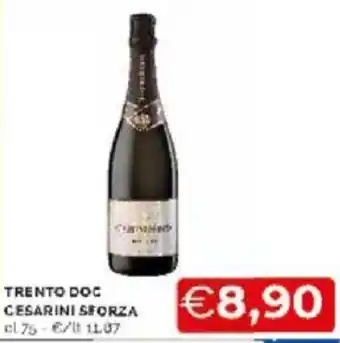 Mercatò Cesarini Sforza Trento Doc 75 cl offerta