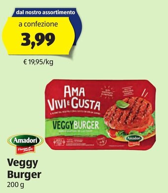 ALDI Amadori Veggy Burger 200 g offerta
