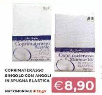 Mercatò Coprimaterasso Singolo con Angoli in Spugna Elastica offerta