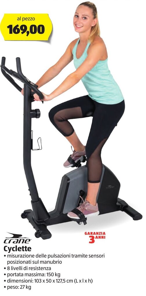 Crane Cyclette offerta di ALDI