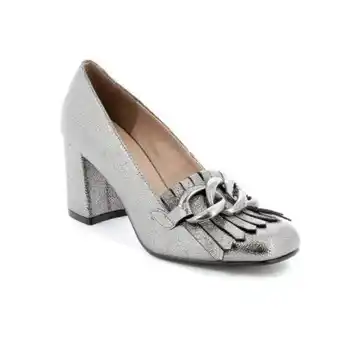 Scarpe&Scarpe Mocassini alti con frangia e catena. offerta