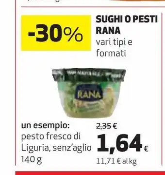 Coop Sughi o pesti rana offerta