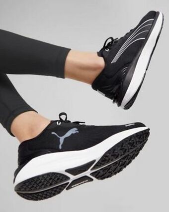 Globo Moda Puma - scarpa da running nera e bianca con intersuola nitro foam ammortizzante - electrify nitro 2 wns offerta