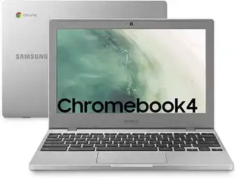 Samsung chromebook 4, computer portatile xe310xba chrome os, display screen 11.6” full hd led, batteria 39wh, ram 4gb, mem...