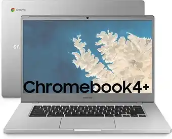 Amazon Samsung chromebook 4+, computer portatile xe350xbai chrome os, display screen 15.6” full hd led, batteria 39wh, ram 4gb, m... offerta