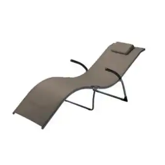 Lettino prendisole pieghevole flip antracite texture tortora