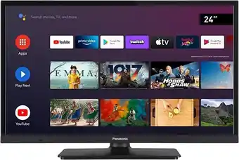 Amazon Panasonic tx-24ls480 televisore led android tv 24 pollici serie ls480 nero, smart tv 4k, immagini hdr, connettività blueto... offerta