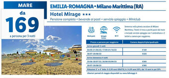 Lidl Emilia-Romagna Milano Marittima (RA) Hotel Mirage offerta