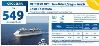 Lidl Mediterr. Occ. Isole Baleari, Spagna, Francia Costa Fascinosa offerta