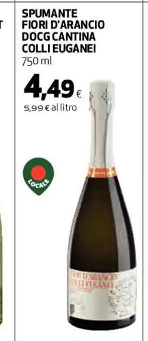 Coop Spumante Fiori D'Arancio DOCG Cantina Colli Eugane 750 ml offerta