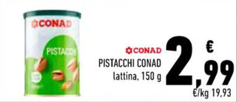 Conad Conad Pistacchi lattina, 150 g offerta