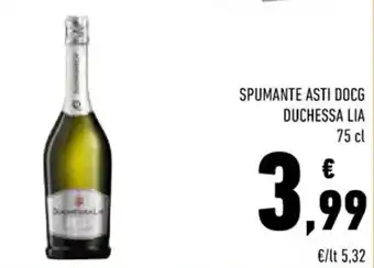 Conad Duchessa Lia Spumante Asti DOCG 75 cl offerta