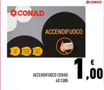 Conad Conad Accendifuoco 40 Cubi offerta