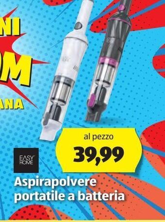 ALDI Aspirapolvere portatile a batteria offerta