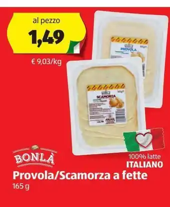 ALDI Provola / scamorza a fette offerta