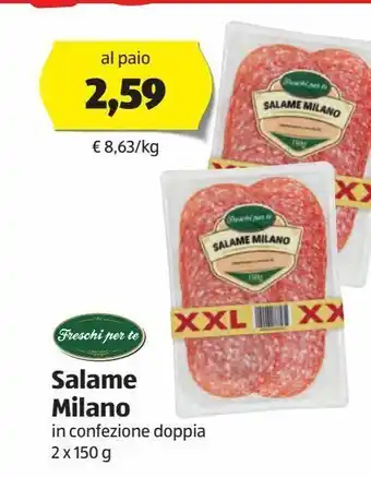 ALDI Salame milano offerta