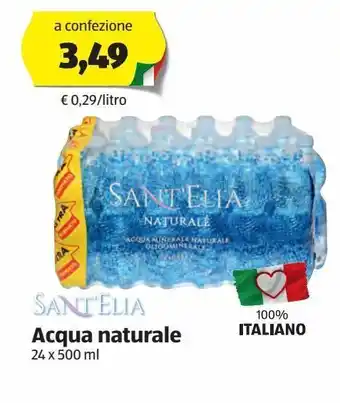 ALDI Acqua naturale offerta