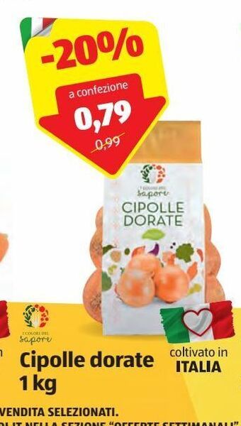ALDI Cipolle dorate offerta