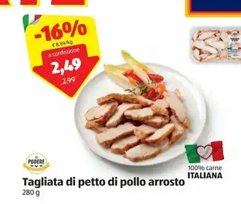 ALDI Tagliata di petto di pollo arrosto offerta