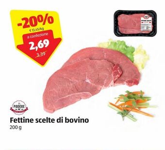 ALDI Fettine scelte di bovino offerta