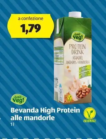 ALDI Bevanda high protein alle mandorle offerta