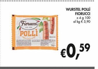 Supermercato Coal Wurstel polli fiorucci offerta