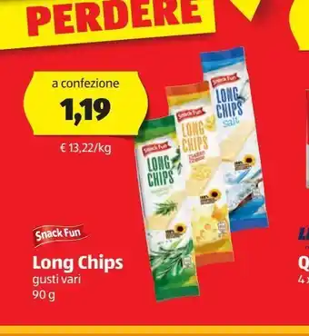 ALDI Long chips offerta