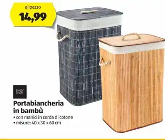 ALDI Portabiancheria in bambu offerta
